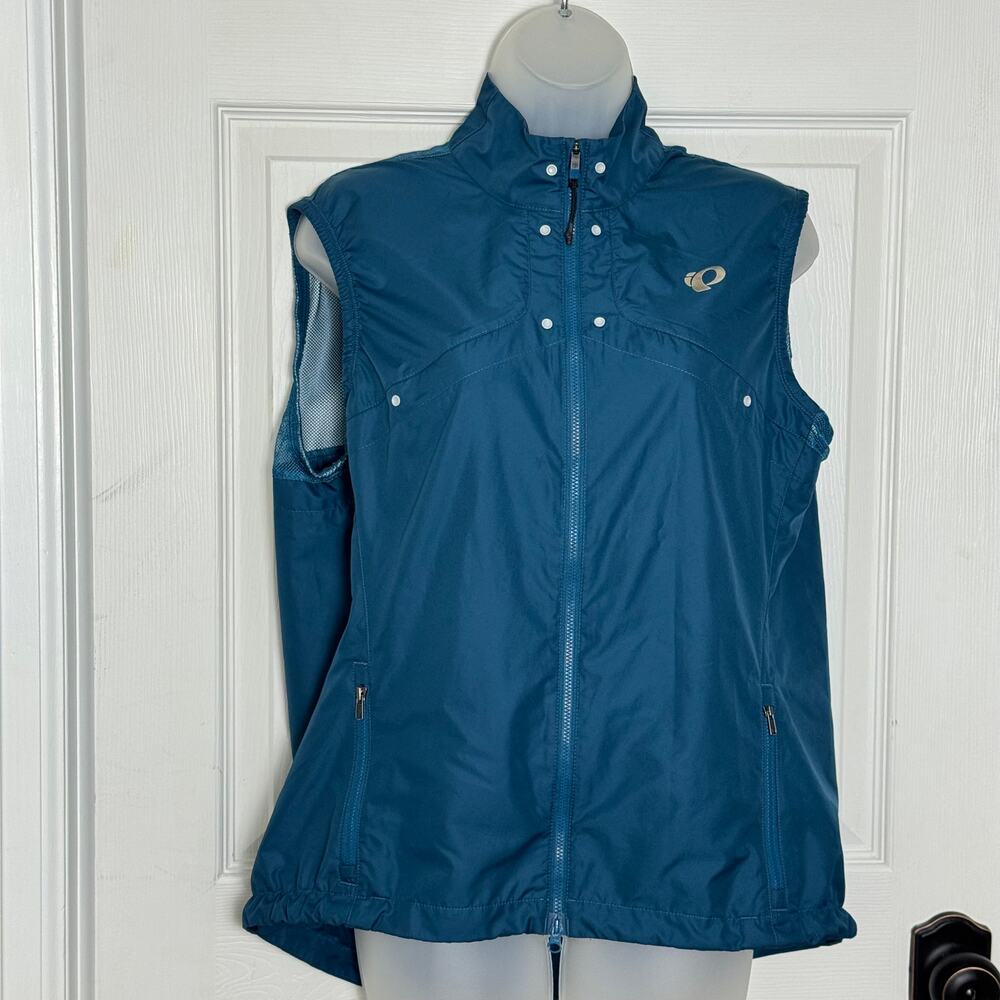Pearl Izumi Convertible Cycling Jacket Zip Off Sleeves Windbreaker Packable